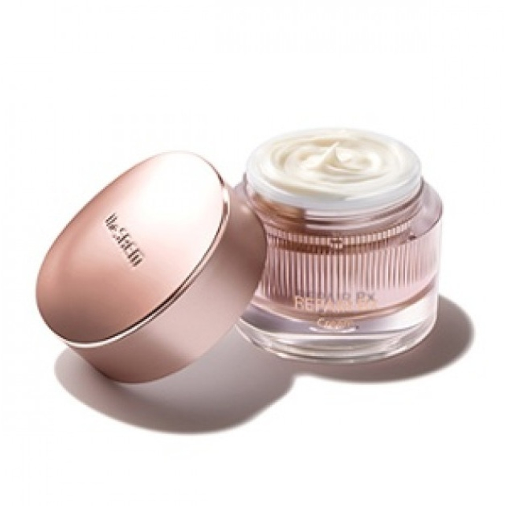 The Saem Repair Rx Cream омолаживающий крем для чувствительной кожи с пептидами и центеллой