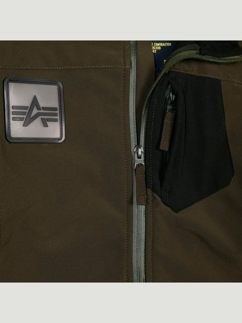 Куртка Мужская - Alpha Robinson Softshell (оливковая - olive)