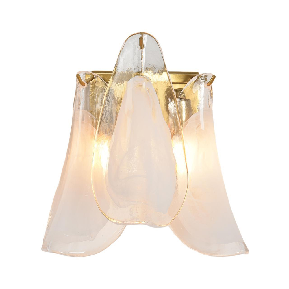 8385/1W NEOCLASSI LN золото/белый, металл/стекло Бра E14 40W 220V PLUME