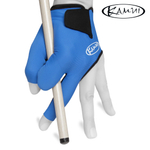 Перчатка для бильярда "Kamui QuickDry Short" синяя/черная левая S