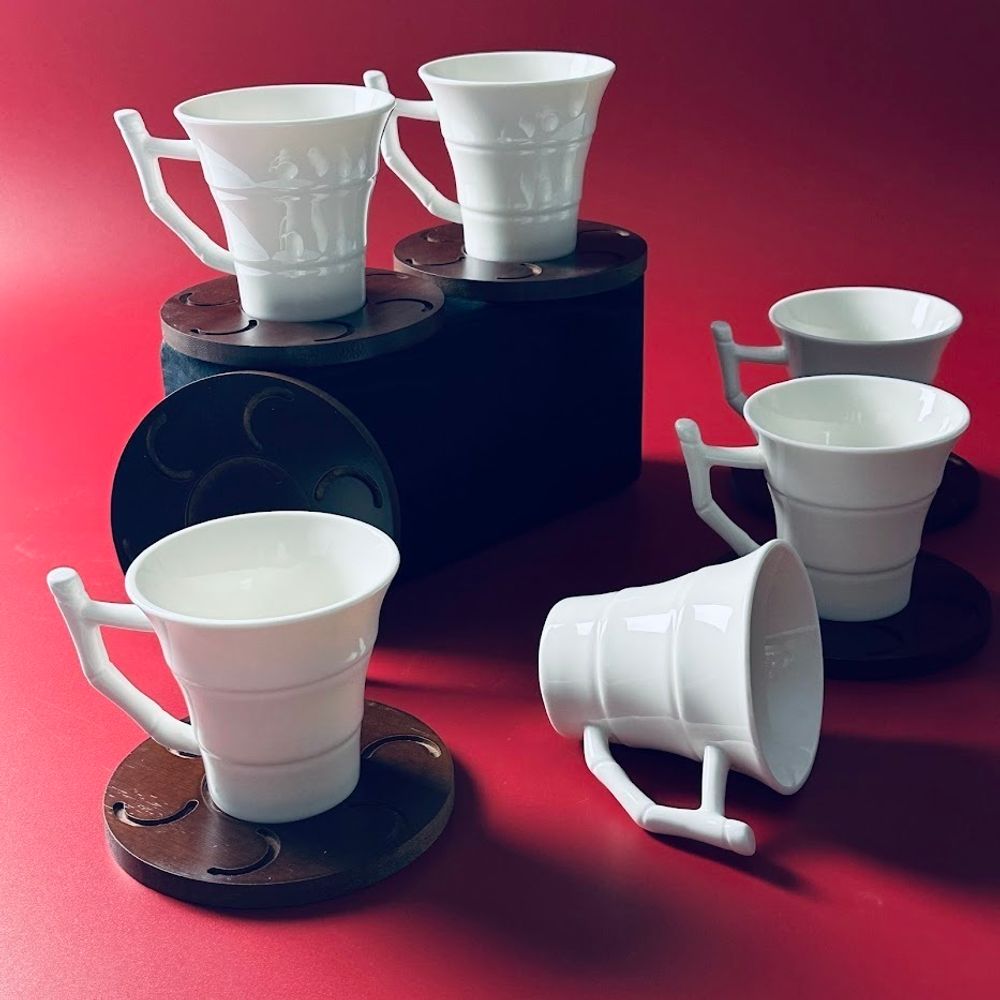 Lenardi 235-082 Чайный набор 12пр.220мл TROPICAL в под.уп.(х8)Фарфор