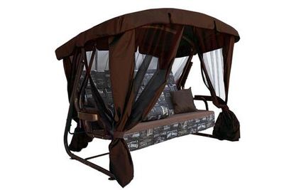 Качели садовые 3-х местные Ранго Премиум Веста арт.МС3310-2025