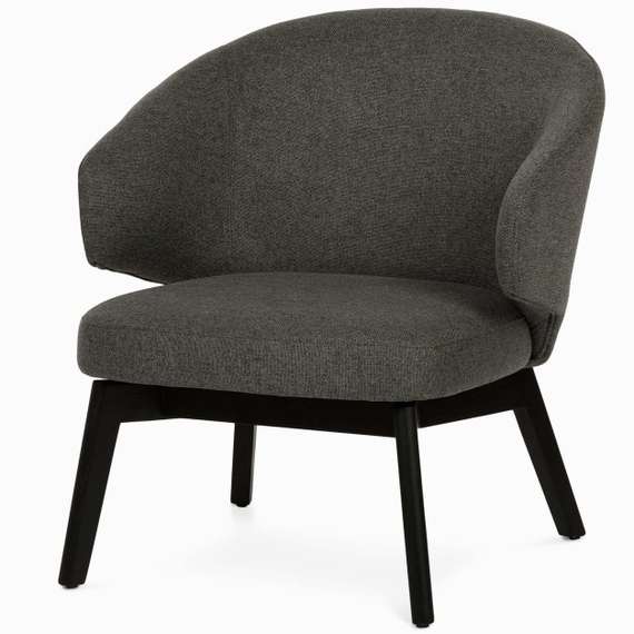 Кресло Terry Wood, серое