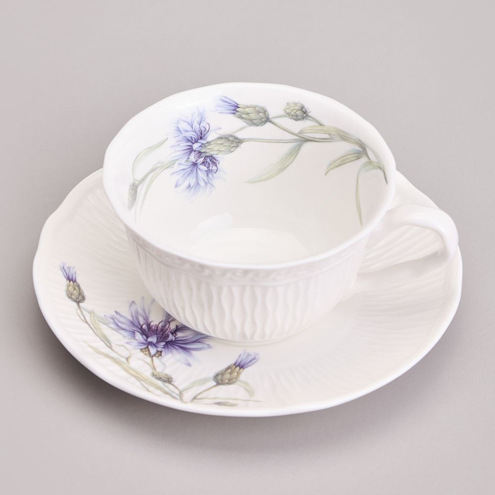 ЧАЙНЫЙ СЕРВИЗ LEFARD "ВАСИЛЬКИ" НА 6 ПЕР. 14 ПР. 800/300/250 МЛ