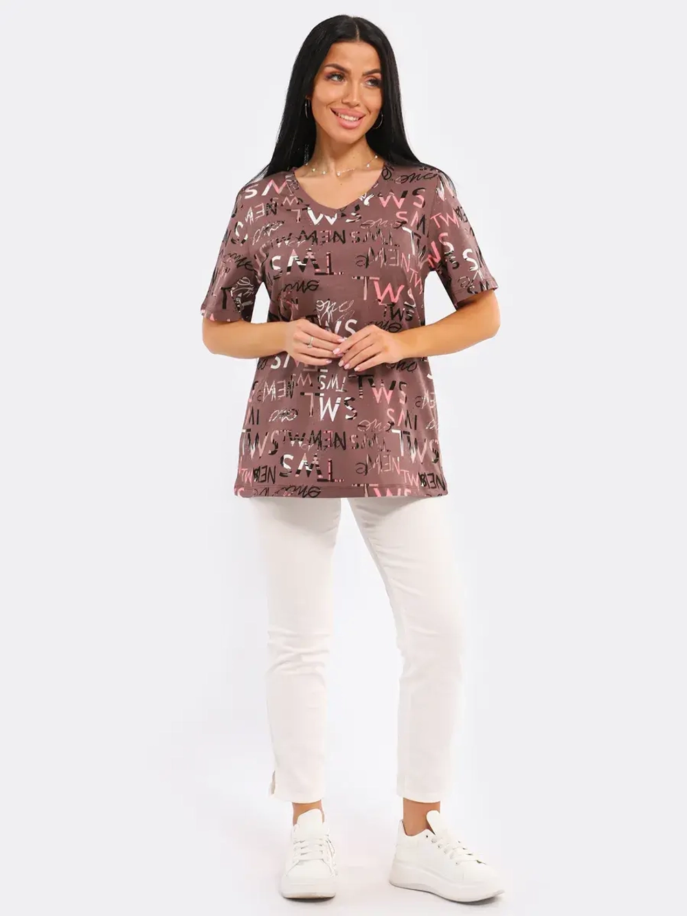 Футболка женская большие размеры