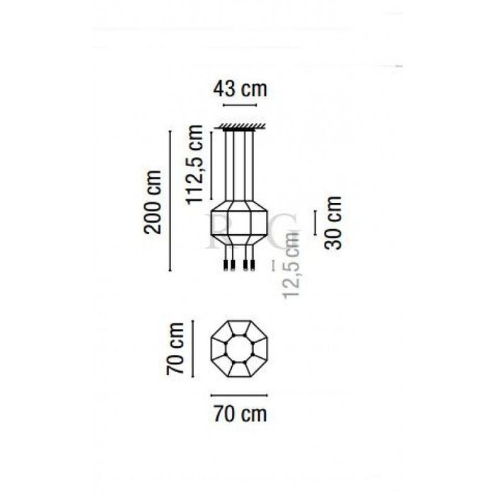 Подвесной светильник Vibia Wireflow 0302