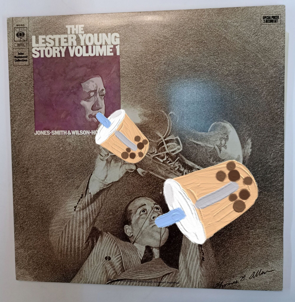 Винтажная виниловая пластинка LP Lester Young The Lester Young Story Volume 1 2LP (UK 1976)