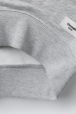 ZARA БАЗОВАЯ ТОЛСТОВКА С НАШИВКОЙ, СЕРЫЙ МЕЛАНЖ