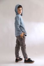 Толстовка детская Трек-3 Виотекс СЕРО-ГОЛУБОЙ