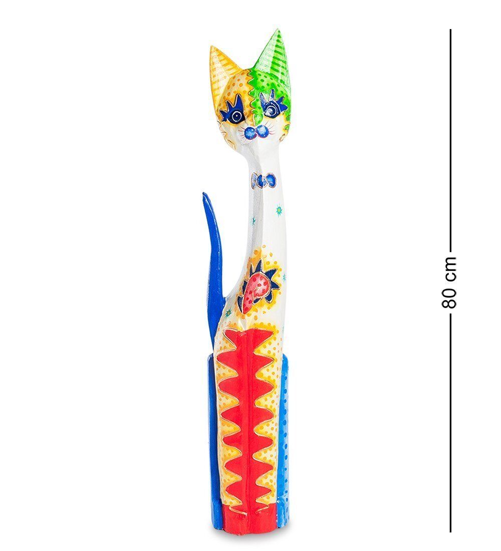 99-270 Статуэтка «Кошка» 80 см (албезия, о.Бали)