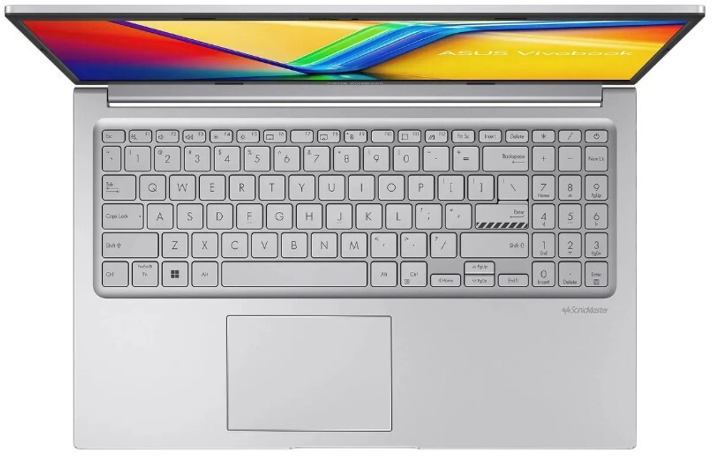 Ноутбук  ASUS VivoBook 15 X1504VA-NJ725 15.6 ", Core i3, 8 Гб RAM, 512 Гб SSD, UHD Graphics, Серебристый