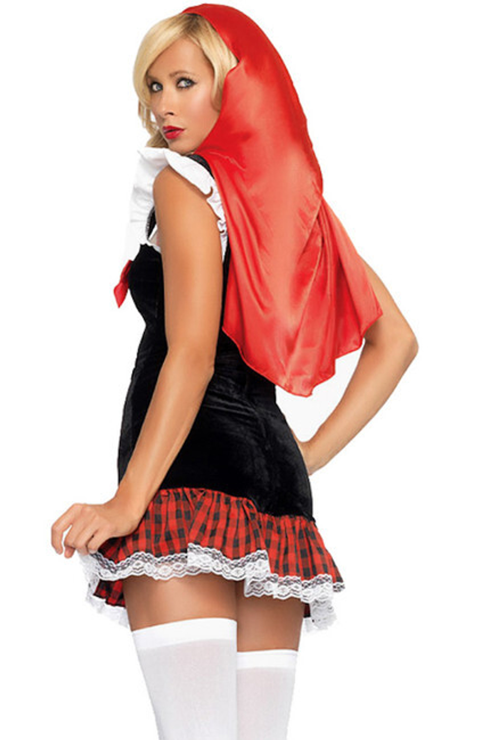 Юная красная шапочка SM (42-44) (Цвет: черный с красным и белым)