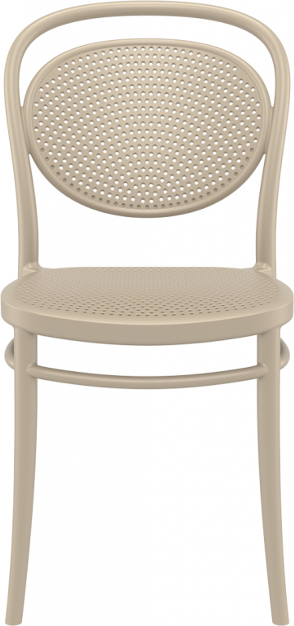 Стул пластиковый Siesta Contract Marcel, бежевый