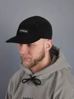 Кепка Antisocial 5 panel Velvet Черная