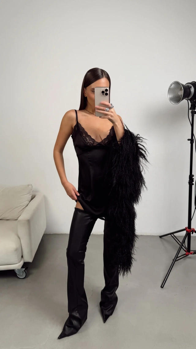 Комбинация-мини MARUSYA, Черный