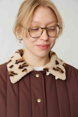 Леопардовый воротник