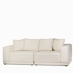 Трехместный диван Katari 250 см, молочный шенилл