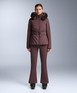 OYSHO Водостойкая облегающая куртка Primaloft® SKI, темно-винный