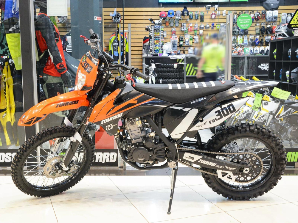 Мотоцикл кроссовый Zuumav K7 CBS 300G Orange 21/18