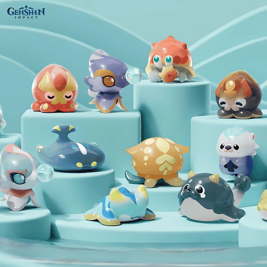 Фигурка Genshin Impact Fantasy Creatures 5 шт 6973817950995 / по мотивам игры "Геншин Импакт", 5 шт