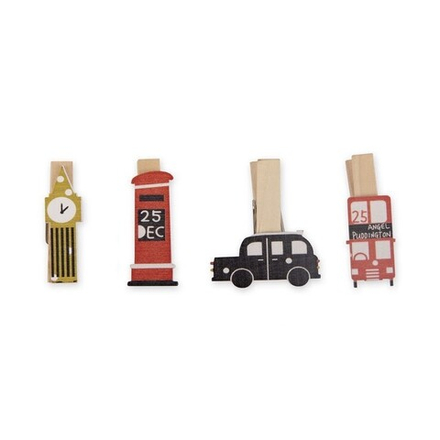 "Blumentag"  Декоративная прищепка "Лондон", 3.5 см