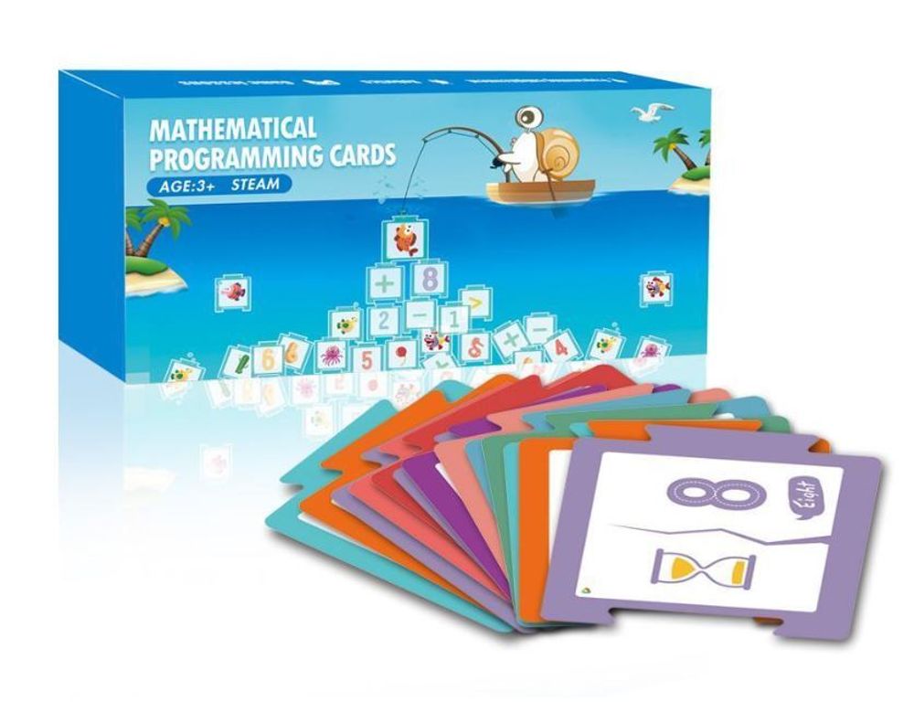 Набор математических карточек для Робо-Улитка &quot;QOBO&quot;