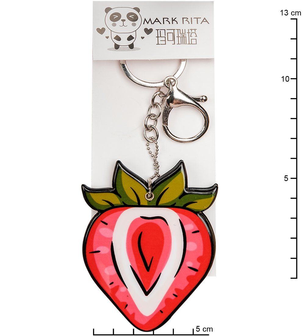 MR-160 Брелок с зеркальцем «Клубника» Mark Rita