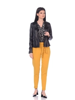 Косуха женская натуральная кожаная