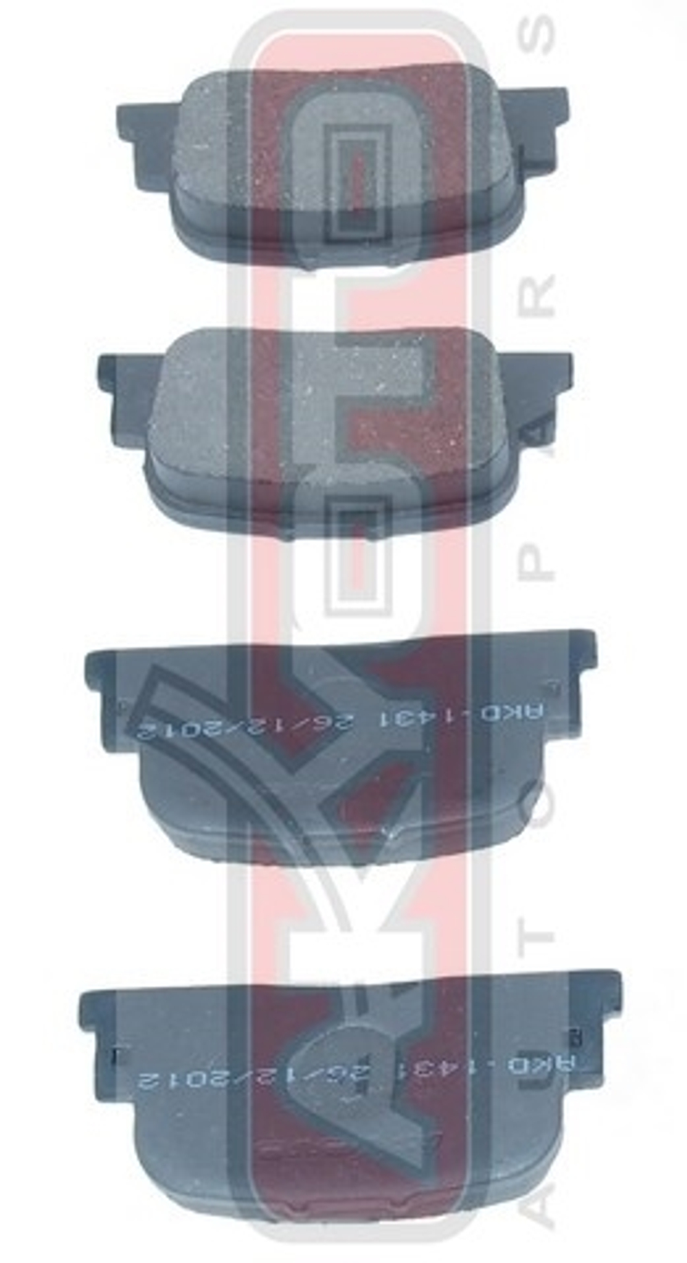 Колодки тормозные дисковые задние AKYOTO AKD1431