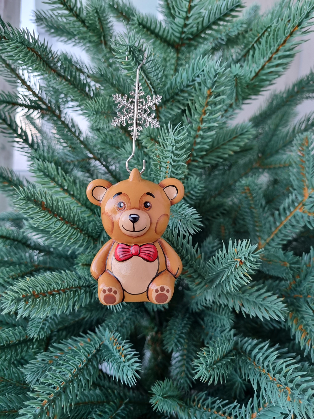 Мишка с бантом