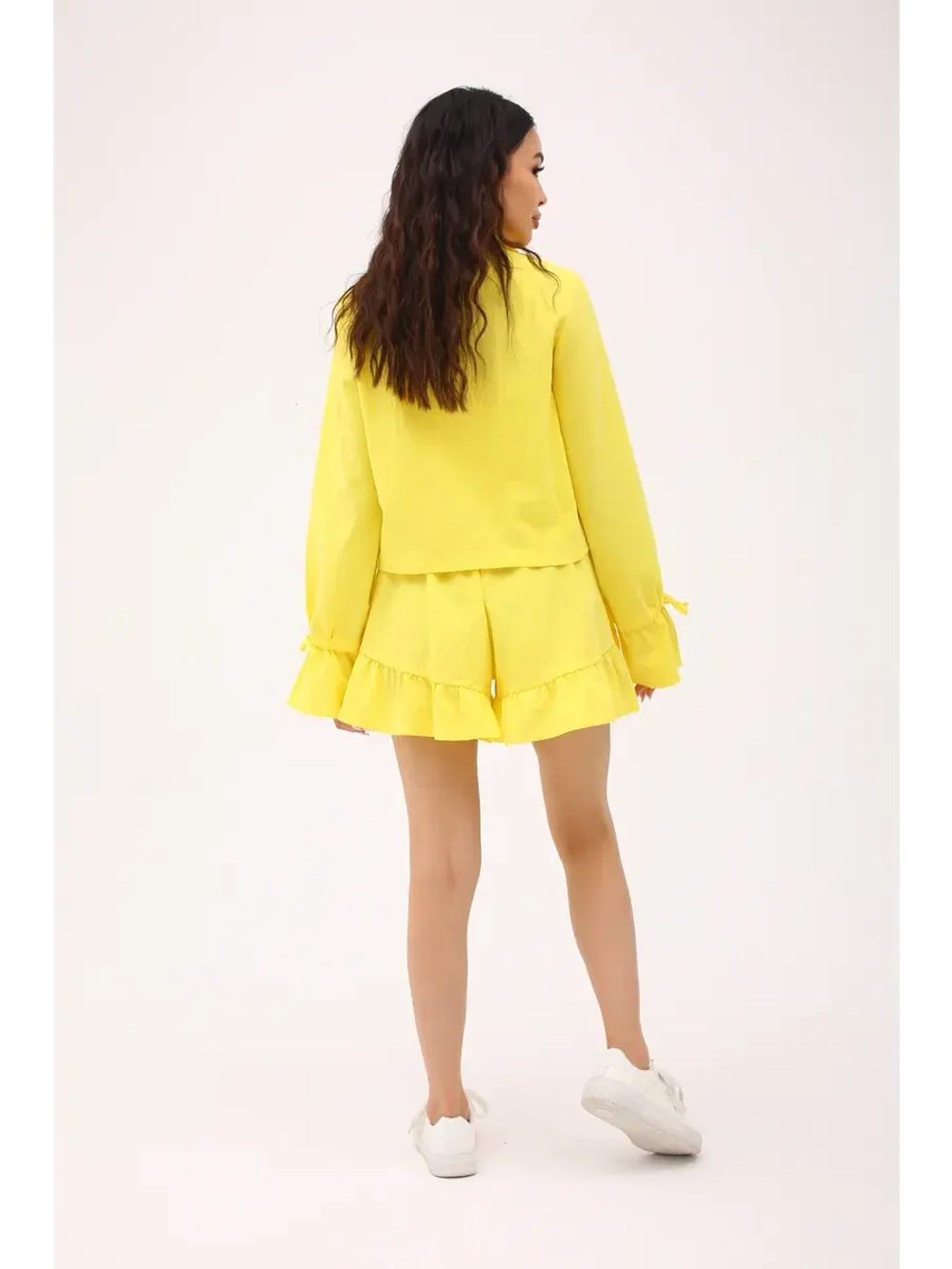 Костюм летний двойка с шортами и рубашкой