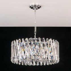 Citilux Ингвар CL334281 Люстра подвесная хрустальная Хром