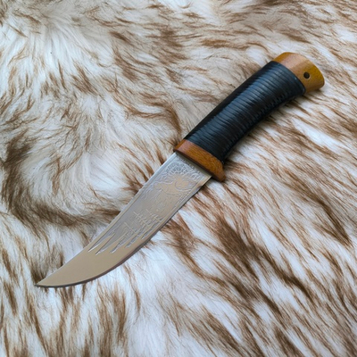 Нож НС-11 Глухарь (ЭИ-107) гравировка (Златоуст)