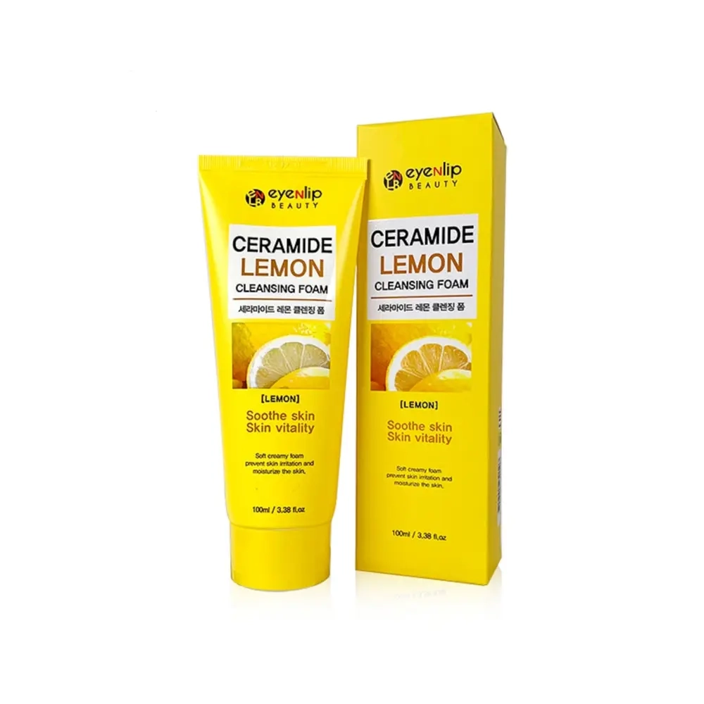 Пенка для умывания с экстрактом лимона Eyenlip Ceramide Lemon Cleansing Foam