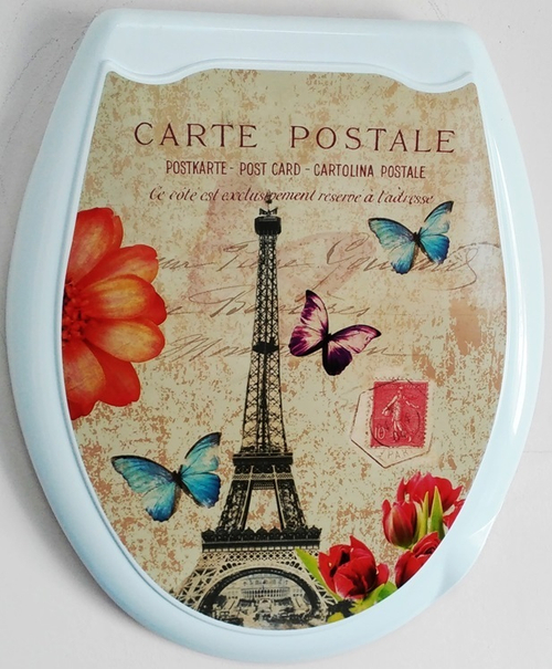 Сиденье для унитаза "Универсал Декор" Париж Европласт