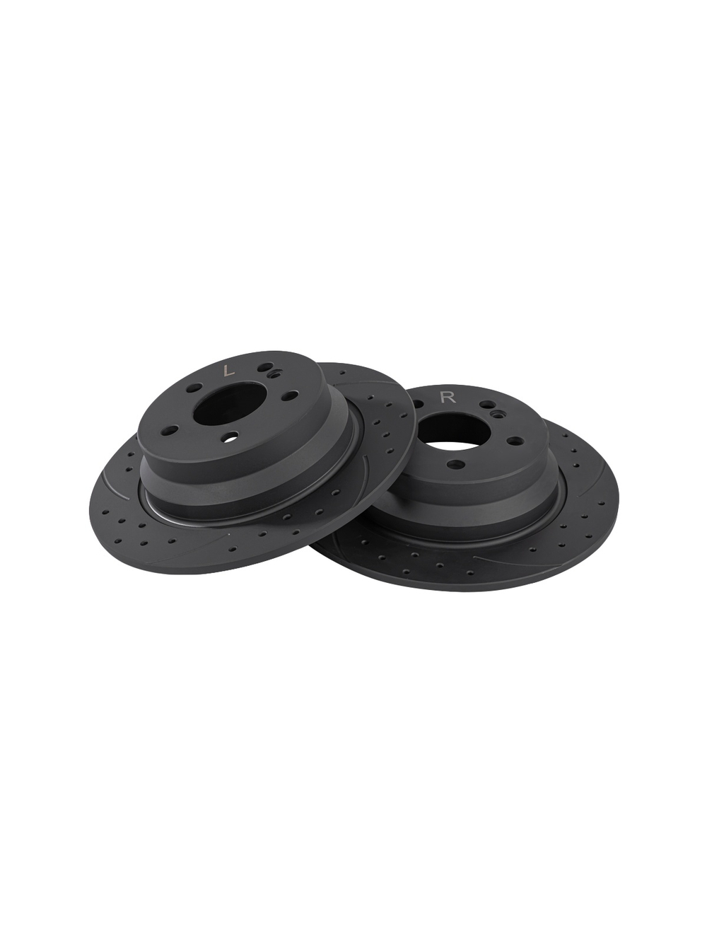 Диск тормозной задний перфорированный PRO-LINE с покрытием комплект MB W211/W212 ALL 02-> EXCL.AMG GANZ GIJ06153S