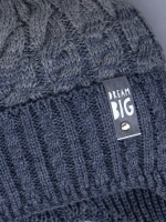 Шапка для мальчика осенняя на завязках