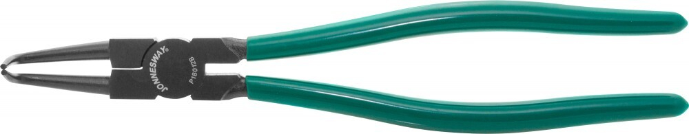 P18012B Щипцы изогнутые для стопорных колец удлиненные с ПВХ рукоятками, сжим, 85-165 мм, 3.5-4.0 мм, 310 мм