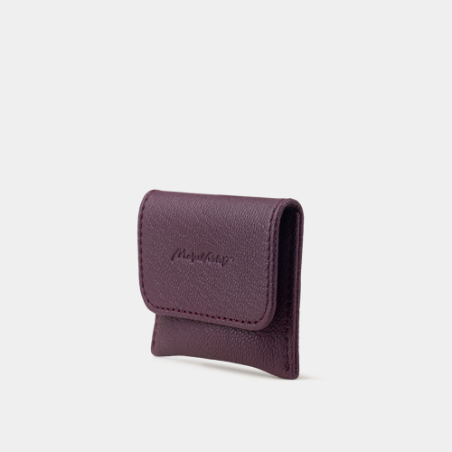 Кофр для украшений Small из кожи козы, фиолетового цвета