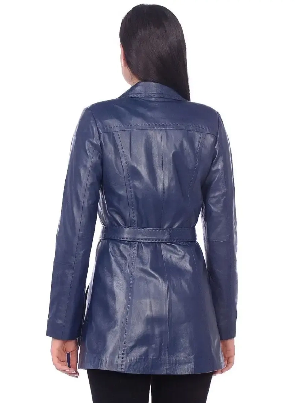 Женский кожаный плащ/натуральная кожа/Турция