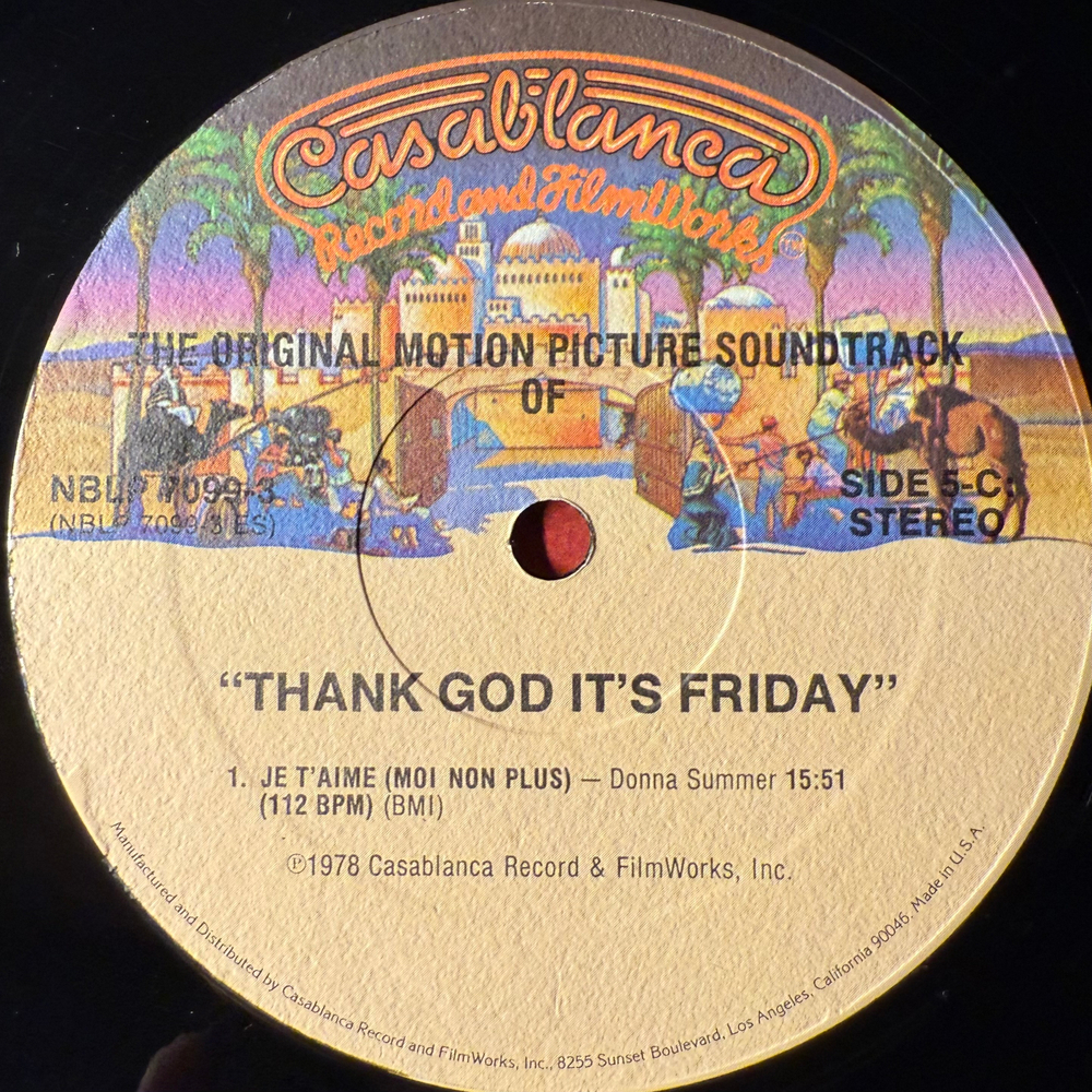 Сборник Thank God It's Friday 2LP+Single (США 1978г.)