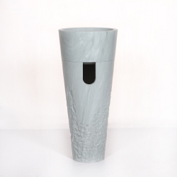 Раковина напольная из Андезита Pedestal Blue With Tab Hole Marmo MN-03216 (40*40*90 см)