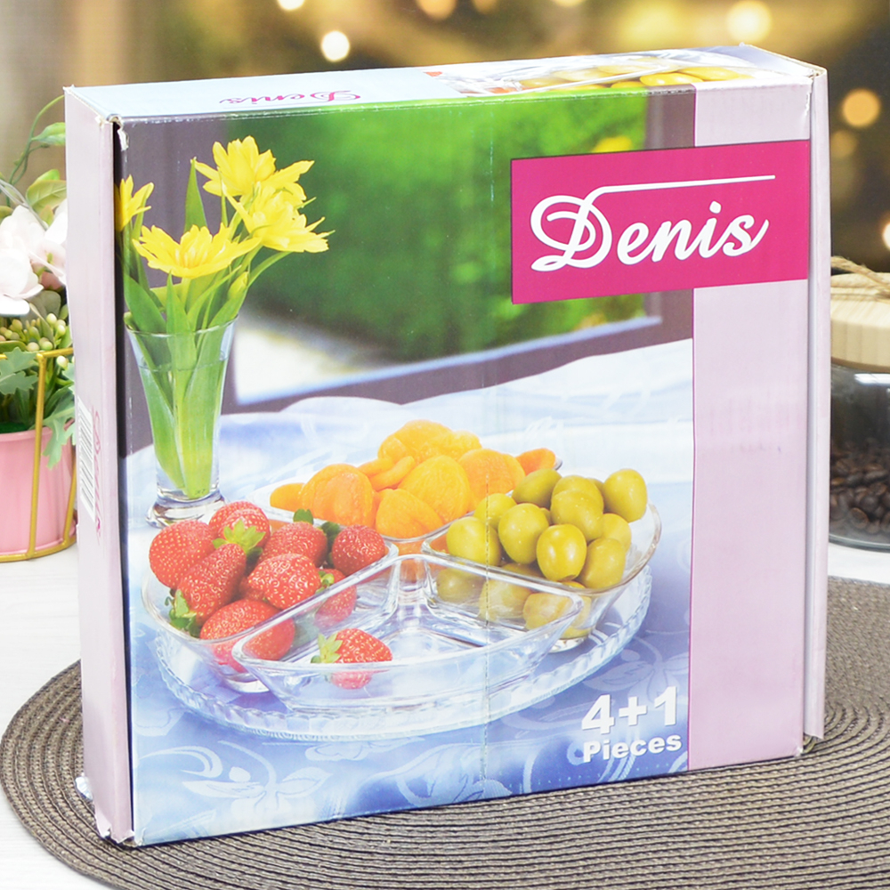 Набор салатников 5шт 24см (1*420мл, 4*259мл) DENISE