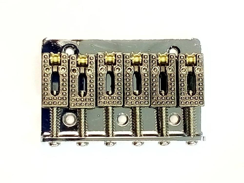 Бридж электрогитары 65 мм хром-черный