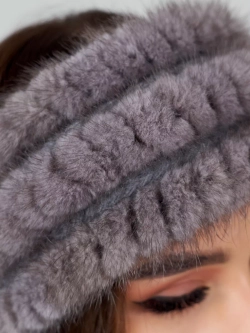 Повязка женская меховая