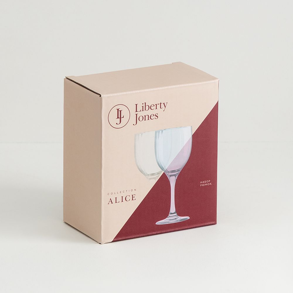 Набор рюмок Alice в подарочной упаковке, 65 мл, 2 шт.