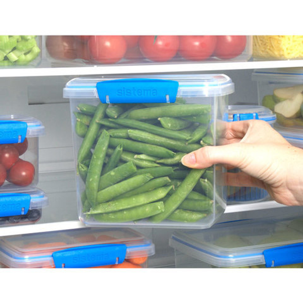 Контейнер 1.9л высокий Sistema Fresh синий