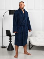 Халат мужской Идеал-3 Виотекс СИНИЙ