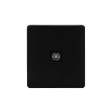 Розетка ROUND TV с/у оникс KRANZ