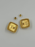 Серьги с фиолетовыми кабошонами Monet